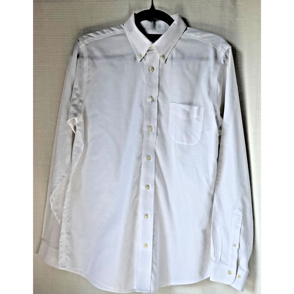Brooks Brothers 346 Mens 20 White Oxford Shirt Supima Cotton Button Down